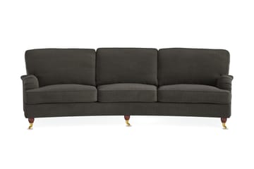 Howard Lyx 4-seters Svunget Manchestersofa - Mørk grå - Møbler - Sofaer - Howard sofa