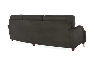 Howard Lyx 4-seters Svunget Manchestersofa - Mørk grå - Møbler - Sofaer - Howard sofa