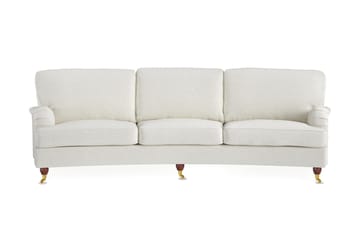 Howard Lyx 4-seters Svunget Sofa i Bouclé - Hvit - Møbler - Sofaer - Howard sofa