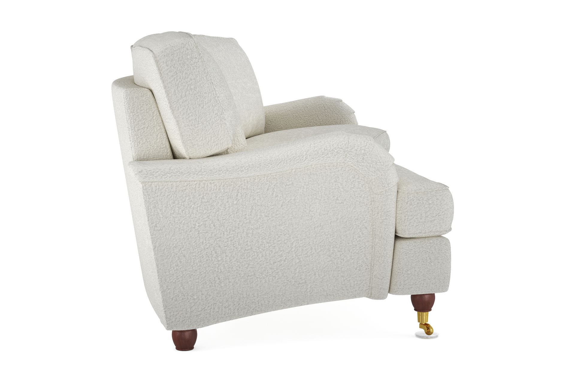 Howard Lyx 4-seters Svunget Sofa i Bouclé - Hvit - Møbler - Sofaer - Howard sofa
