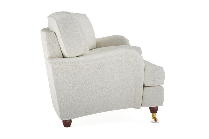 Howard Lyx 4-seters Svunget Sofa i Bouclé - Hvit - Møbler - Sofaer - Howard sofa