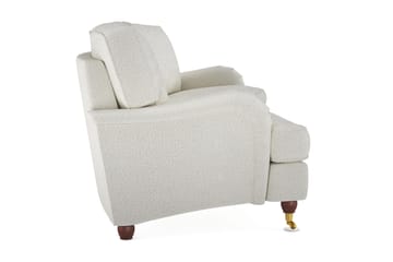 Howard Lyx 4-seters Svunget Sofa i Bouclé - Hvit - Møbler - Sofaer - Howard sofa