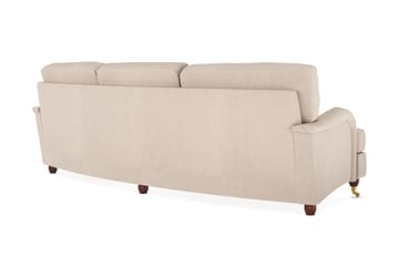 Howard Lyx 4-seters Svunget Stoffsofa - Beige - Møbler - Sofaer - Howard sofa