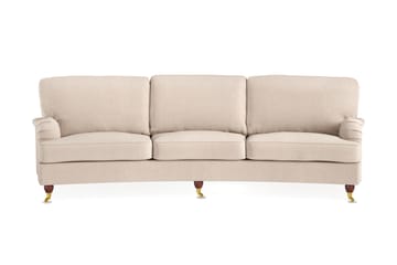 Howard Lyx 4-seters Svunget Stoffsofa - Beige - Møbler - Sofaer - Howard sofa