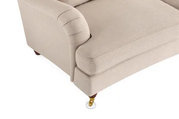 Howard Lyx 4-seters Svunget Stoffsofa - Beige - Møbler - Sofaer - Howard sofa