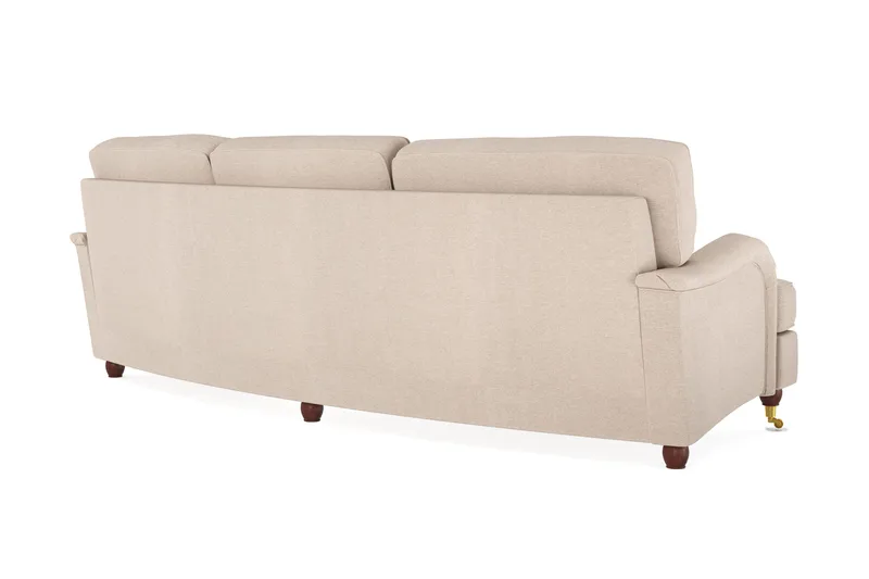 Howard Lyx 4-seters Svunget Stoffsofa - Beige - Møbler - Sofaer - Howard sofa
