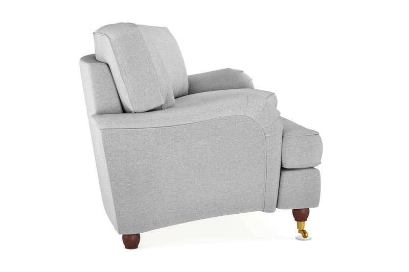 Howard Lyx 4-seters Svunget Stoffsofa - Lys grå - Møbler - Sofaer - Howard sofa