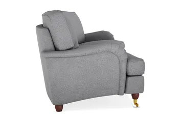 Howard Lyx 4-seters Svunget Stoffsofa - Lys grå - Møbler - Sofaer - Howard sofa