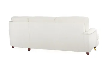 Howard Lyx 6-seters Høyrevendt L-formet Hjørnesofa i Bouclé - Hvit - Møbler - Sofaer - Howard sofa