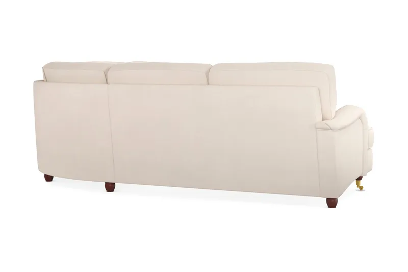 Howard Lyx 6-seters Høyrevendt L-formet Hjørnesofa i Manchester - Beige - Møbler - Sofaer - Howard sofa
