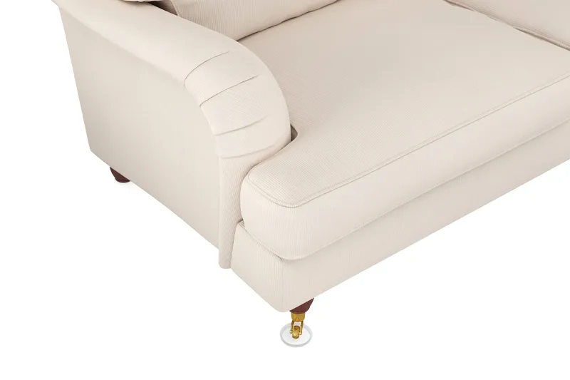 Howard Lyx 6-seters Høyrevendt L-formet Hjørnesofa i Manchester - Beige - Møbler - Sofaer - Howard sofa