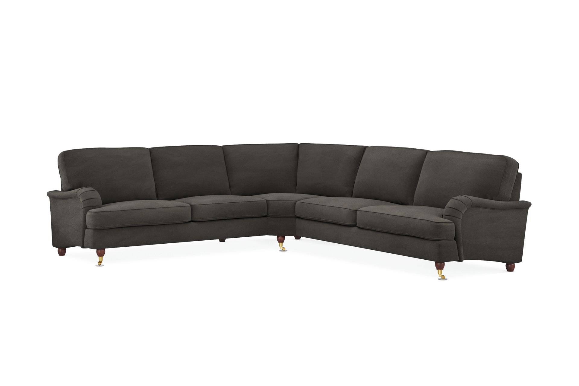Howard Lyx 6-seters Høyrevendt L-formet Hjørnesofa i Manchester - Mørk grå - Møbler - Sofaer - Howard sofa