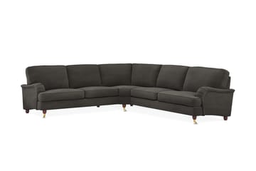 Howard Lyx 6-seters Høyrevendt L-formet Hjørnesofa i Manchester - Mørk grå - Møbler - Sofaer - Howard sofa