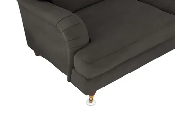 Howard Lyx 6-seters Høyrevendt L-formet Hjørnesofa i Manchester - Mørk grå - Møbler - Sofaer - Howard sofa