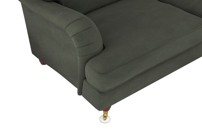 Howard Lyx 6-seters Høyrevendt L-formet Hjørnesofa i Manchester - Mørk grønn - Møbler - Sofaer - Howard sofa