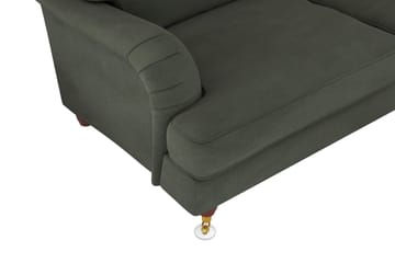 Howard Lyx 6-seters Høyrevendt L-formet Hjørnesofa i Manchester - Mørk grønn - Møbler - Sofaer - Howard sofa