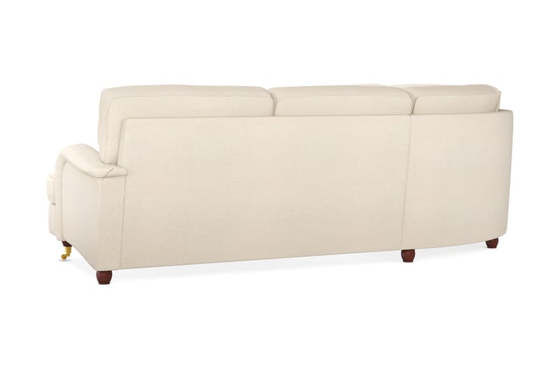 Howard Lyx 6-seters Høyrevendt L-formet Hjørnesofa i Stoff - Beige - Møbler - Sofaer - Howard sofa