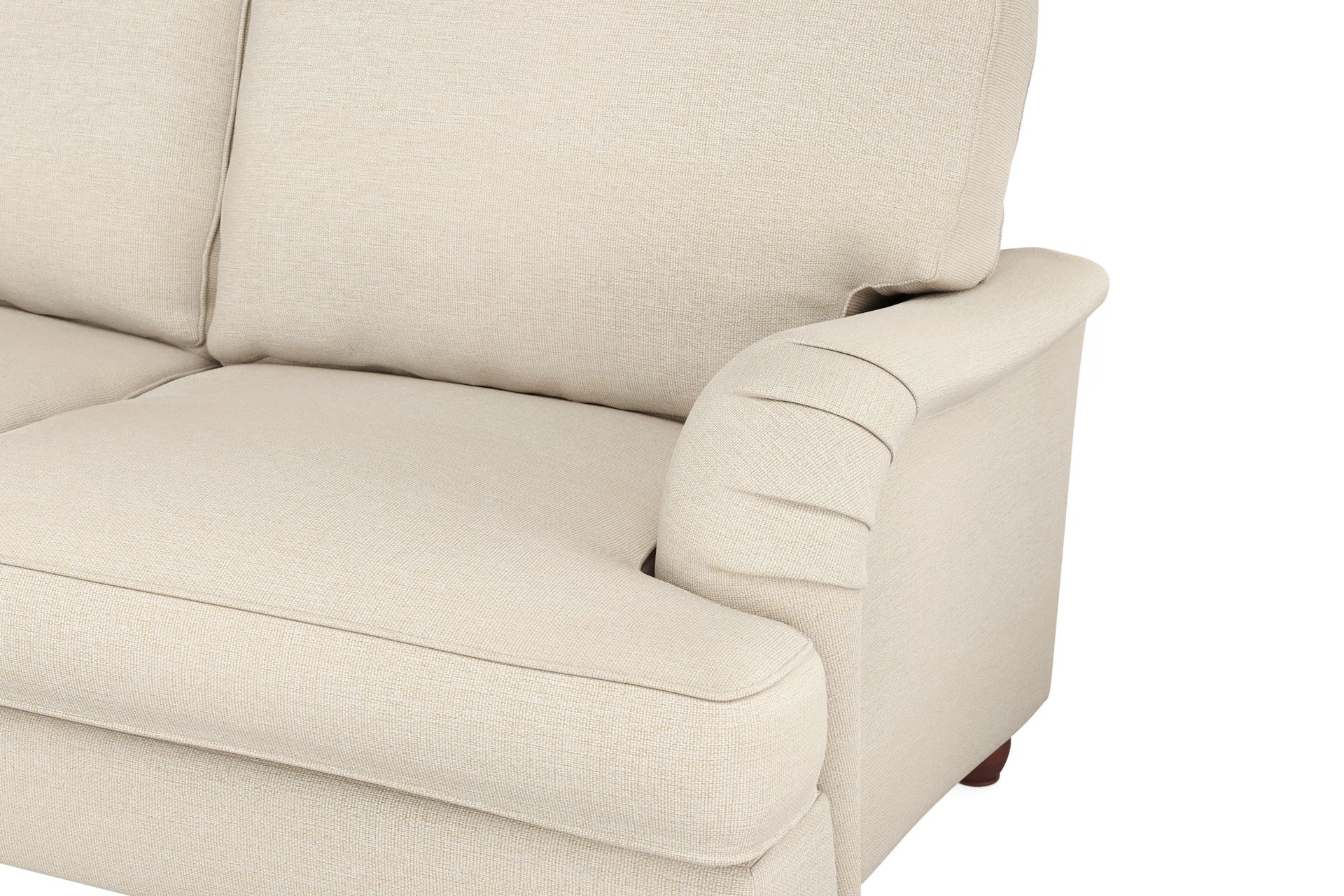 Howard Lyx 6-seters Høyrevendt L-formet Hjørnesofa i Stoff - Beige - Møbler - Sofaer - Howard sofa