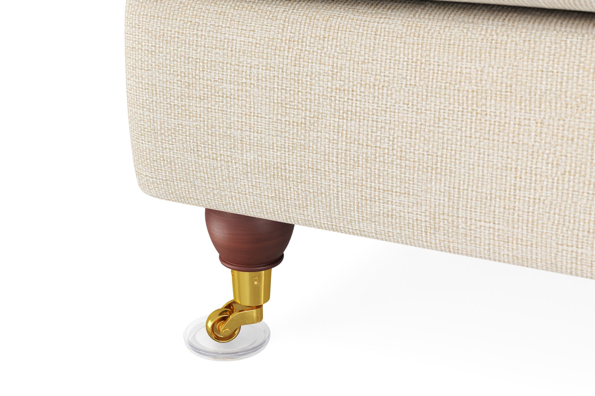 Howard Lyx 6-seters Høyrevendt L-formet Hjørnesofa i Stoff - Beige - Møbler - Sofaer - Howard sofa