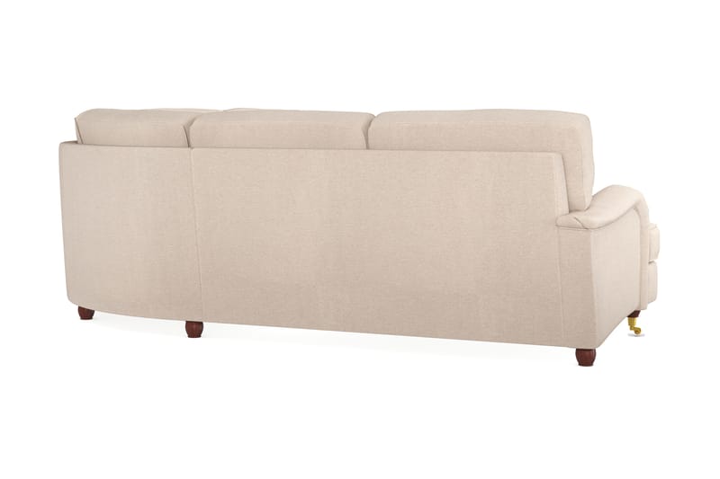 Howard Lyx 6-seters Høyrevendt L-formet Hjørnesofa i Stoff - Beige - Møbler - Sofaer - Howard sofa