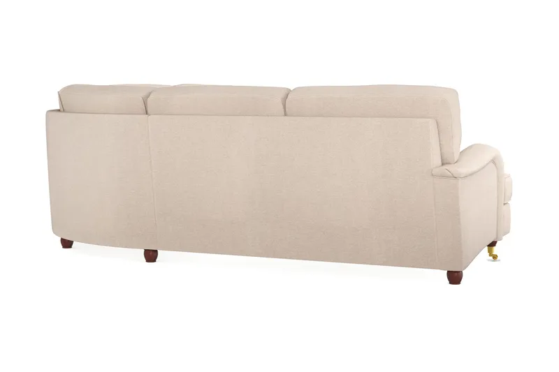 Howard Lyx 6-seters Høyrevendt L-formet Hjørnesofa i Stoff - Beige - Møbler - Sofaer - Howard sofa