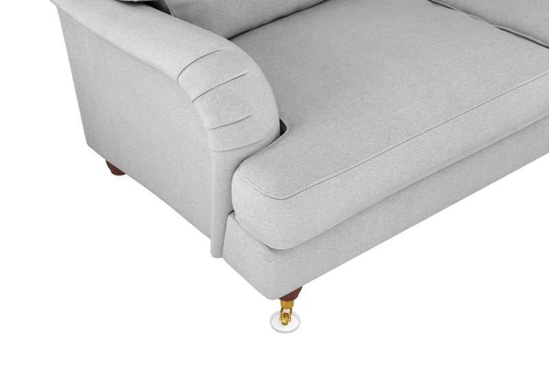 Howard Lyx 6-seters Høyrevendt L-formet Hjørnesofa i Stoff - Lys grå - Møbler - Sofaer - Howard sofa
