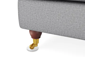 Howard Lyx 6-seters Høyrevendt L-formet Hjørnesofa i Stoff - Lys grå - Møbler - Sofaer - Howard sofa