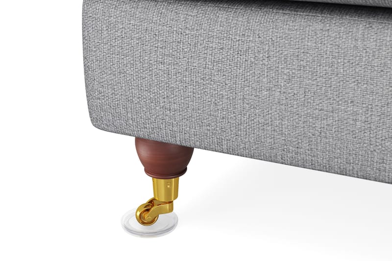 Howard Lyx 6-seters Høyrevendt L-formet Hjørnesofa i Stoff - Lys grå - Møbler - Sofaer - Howard sofa