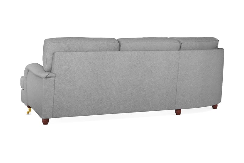Howard Lyx 6-seters Høyrevendt L-formet Hjørnesofa i Stoff - Lys grå - Møbler - Sofaer - Howard sofa