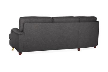 Howard Lyx 6-seters Høyrevendt L-formet Hjørnesofa i Stoff - Mørk grå - Møbler - Sofaer - Howard sofa