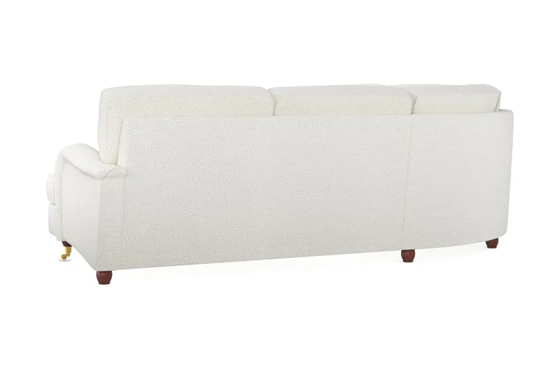 Howard Lyx 6-seters Venstrevendt L-formet Hjørnesofa i Bouclé - Hvit - Møbler - Sofaer - Howard sofa