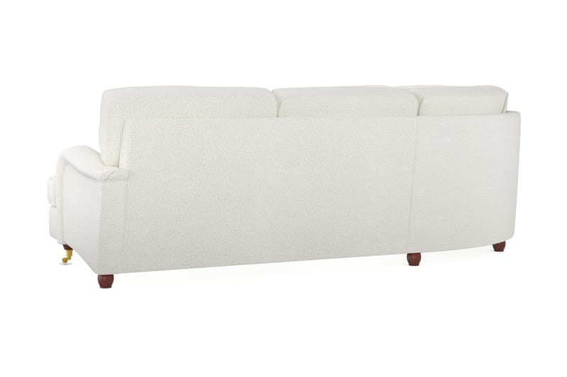 Howard Lyx 6-seters Venstrevendt L-formet Hjørnesofa i Bouclé - Hvit - Møbler - Sofaer - Howard sofa