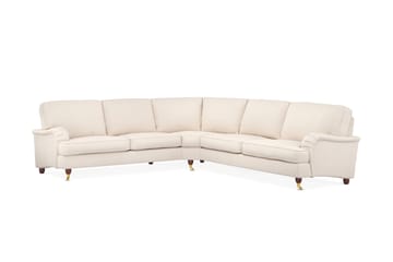 Howard Lyx 6-seters Venstrevendt L-formet Hjørnesofa i Manchester - Beige - Møbler - Sofaer - Howard sofa