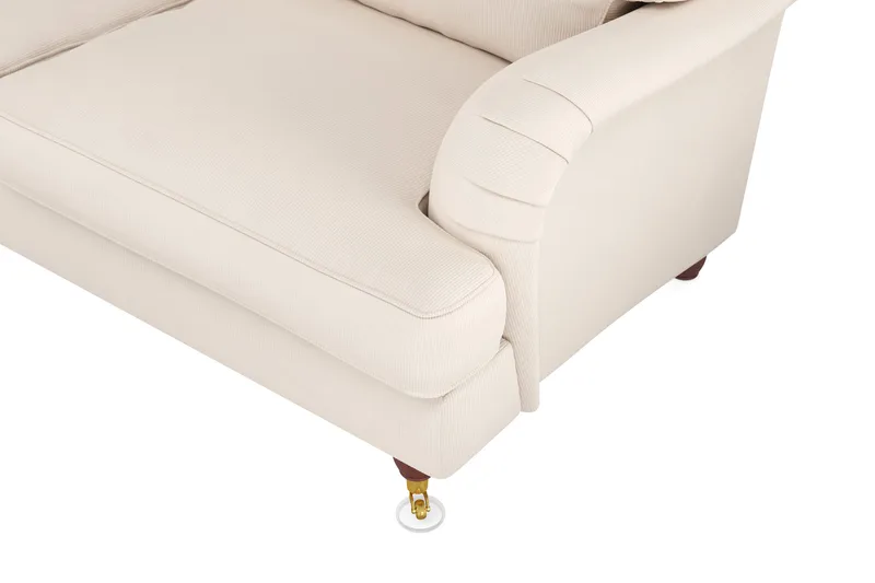 Howard Lyx 6-seters Venstrevendt L-formet Hjørnesofa i Manchester - Beige - Møbler - Sofaer - Howard sofa