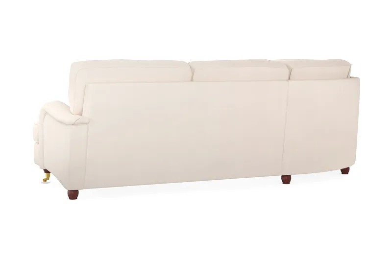 Howard Lyx 6-seters Venstrevendt L-formet Hjørnesofa i Manchester - Beige - Møbler - Sofaer - Howard sofa