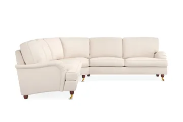 Howard Lyx 6-seters Venstrevendt L-formet Hjørnesofa i Manchester - Beige - Møbler - Sofaer - Howard sofa