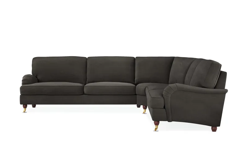 Howard Lyx 6-seters Venstrevendt L-formet Hjørnesofa i Manchester - Mørk grå - Møbler - Sofaer - Howard sofa