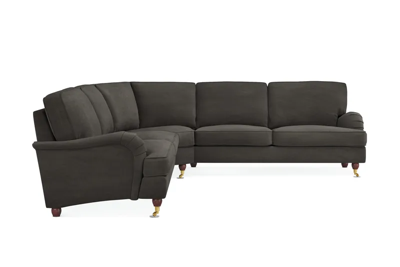 Howard Lyx 6-seters Venstrevendt L-formet Hjørnesofa i Manchester - Mørk grå - Møbler - Sofaer - Howard sofa