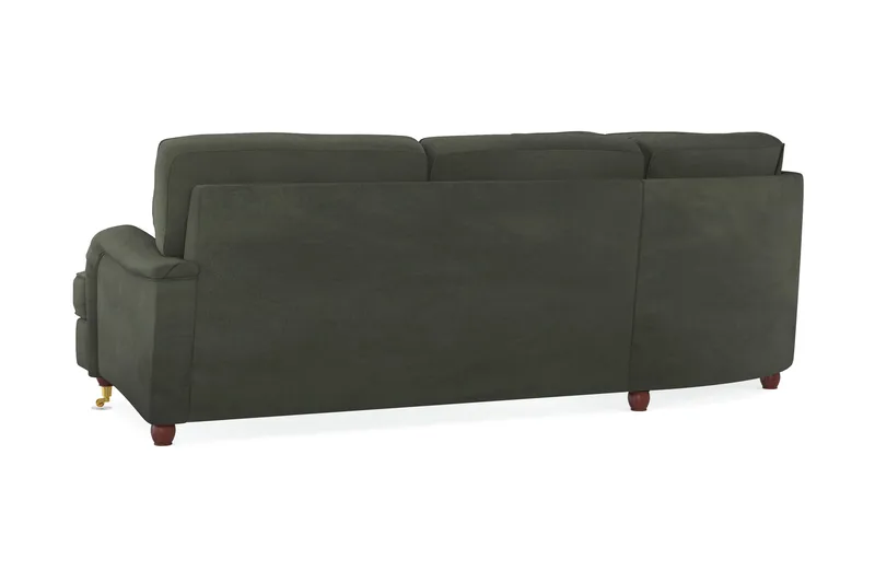 Howard Lyx 6-seters Venstrevendt L-formet Hjørnesofa i Manchester - Mørk grønn - Møbler - Sofaer - Howard sofa
