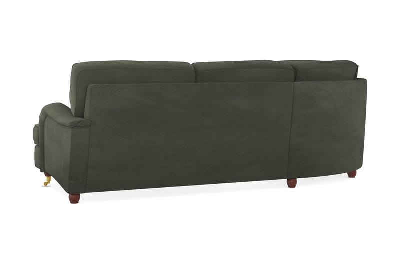 Howard Lyx 6-seters Venstrevendt L-formet Hjørnesofa i Manchester - Mørk grønn - Møbler - Sofaer - Howard sofa