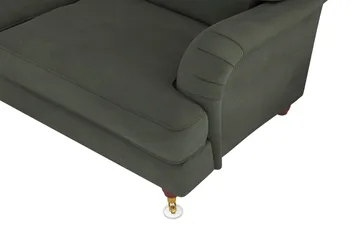 Howard Lyx 6-seters Venstrevendt L-formet Hjørnesofa i Manchester - Mørk grønn - Møbler - Sofaer - Howard sofa