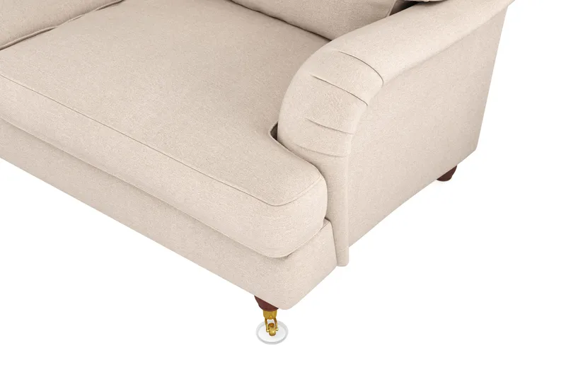 Howard Lyx 6-seters Venstrevendt L-formet Hjørnesofa i Stoff - Beige - Møbler - Sofaer - Howard sofa