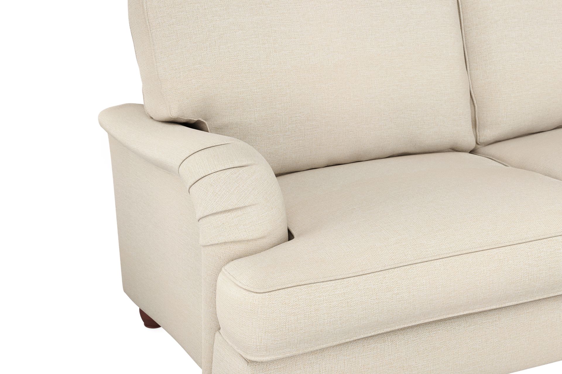 Howard Lyx 6-seters Venstrevendt L-formet Hjørnesofa i Stoff - Beige - Møbler - Sofaer - Howard sofa