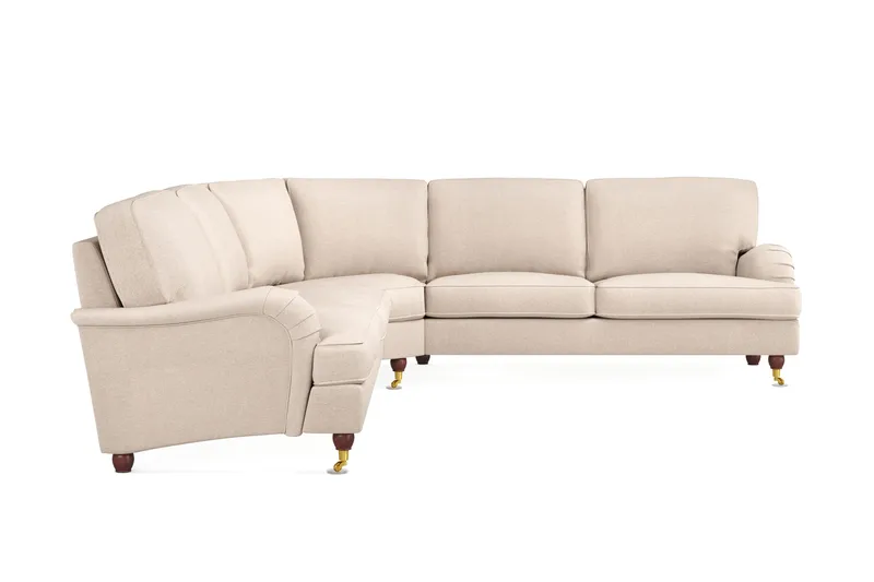 Howard Lyx 6-seters Venstrevendt L-formet Hjørnesofa i Stoff - Beige - Møbler - Sofaer - Howard sofa