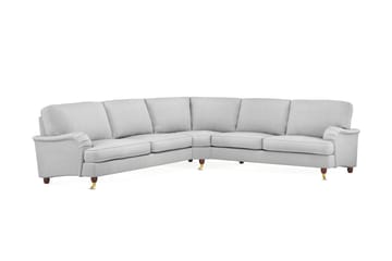 Howard Lyx 6-seters Venstrevendt L-formet Hjørnesofa i Stoff - Lys grå - Møbler - Sofaer - Howard sofa