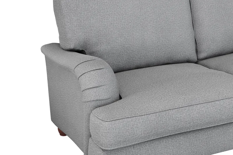 Howard Lyx 6-seters Venstrevendt L-formet Hjørnesofa i Stoff - Lys grå - Møbler - Sofaer - Howard sofa