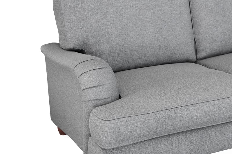 Howard Lyx 6-seters Venstrevendt L-formet Hjørnesofa i Stoff - Lys grå - Møbler - Sofaer - Howard sofa