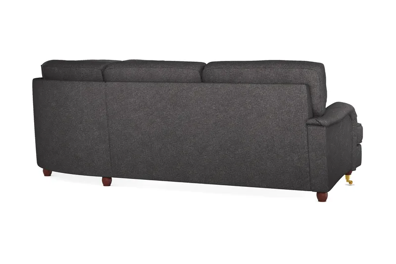 Howard Lyx 6-seters Venstrevendt L-formet Hjørnesofa i Stoff - Mørk grå - Møbler - Sofaer - Howard sofa
