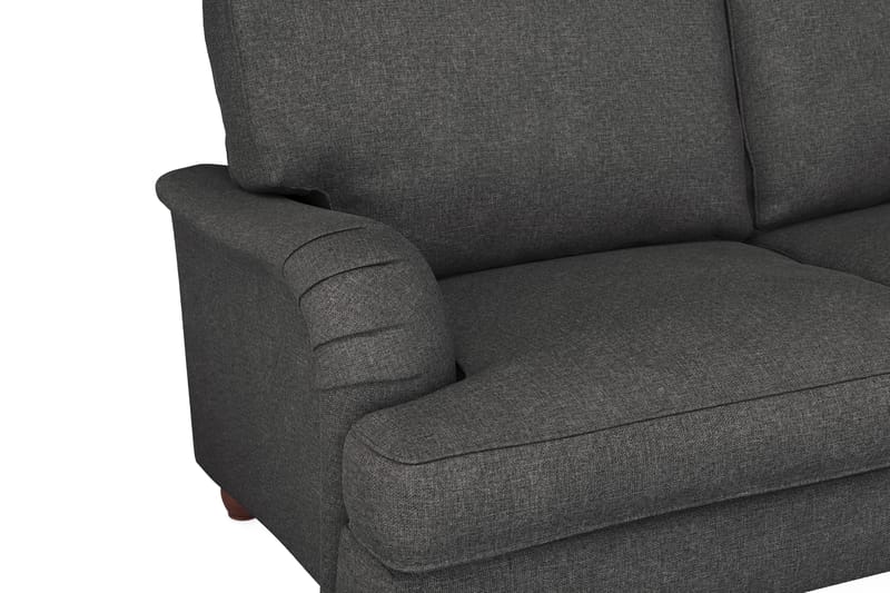 Howard Lyx 6-seters Venstrevendt L-formet Hjørnesofa i Stoff - Mørk grå - Møbler - Sofaer - Howard sofa