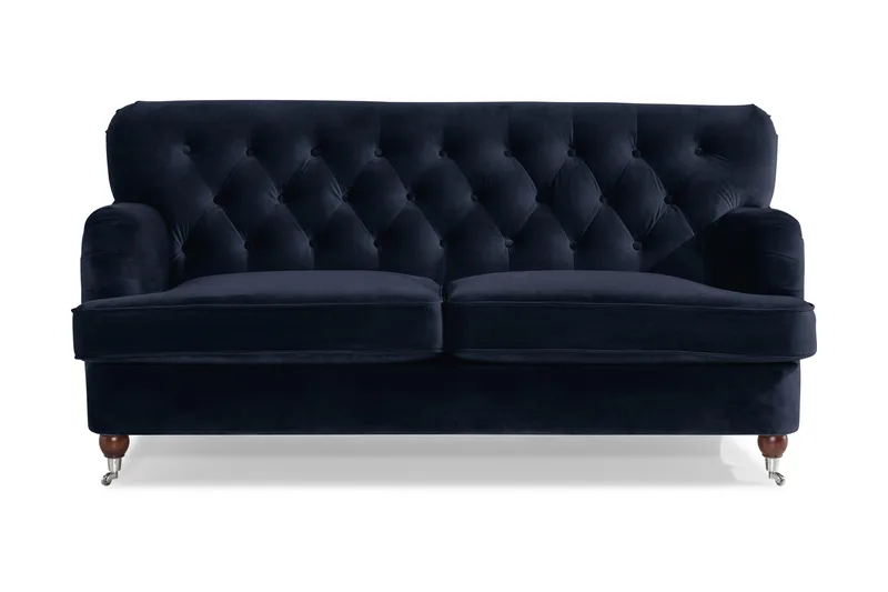 Howard Riviera 2-seters Fløyelssofa - Blå - Møbler - Sofaer - Howard sofa